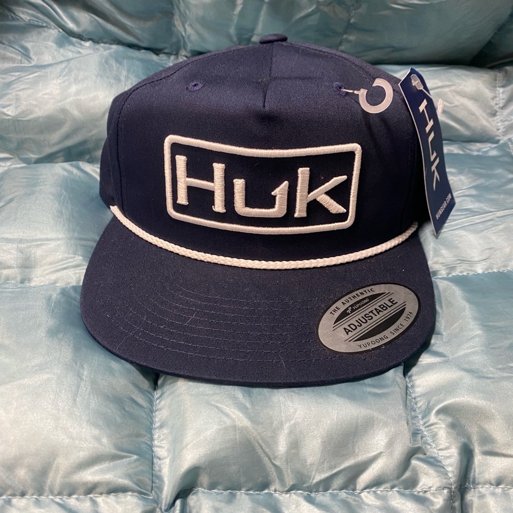 Huk Dark Blue Fishing Cap